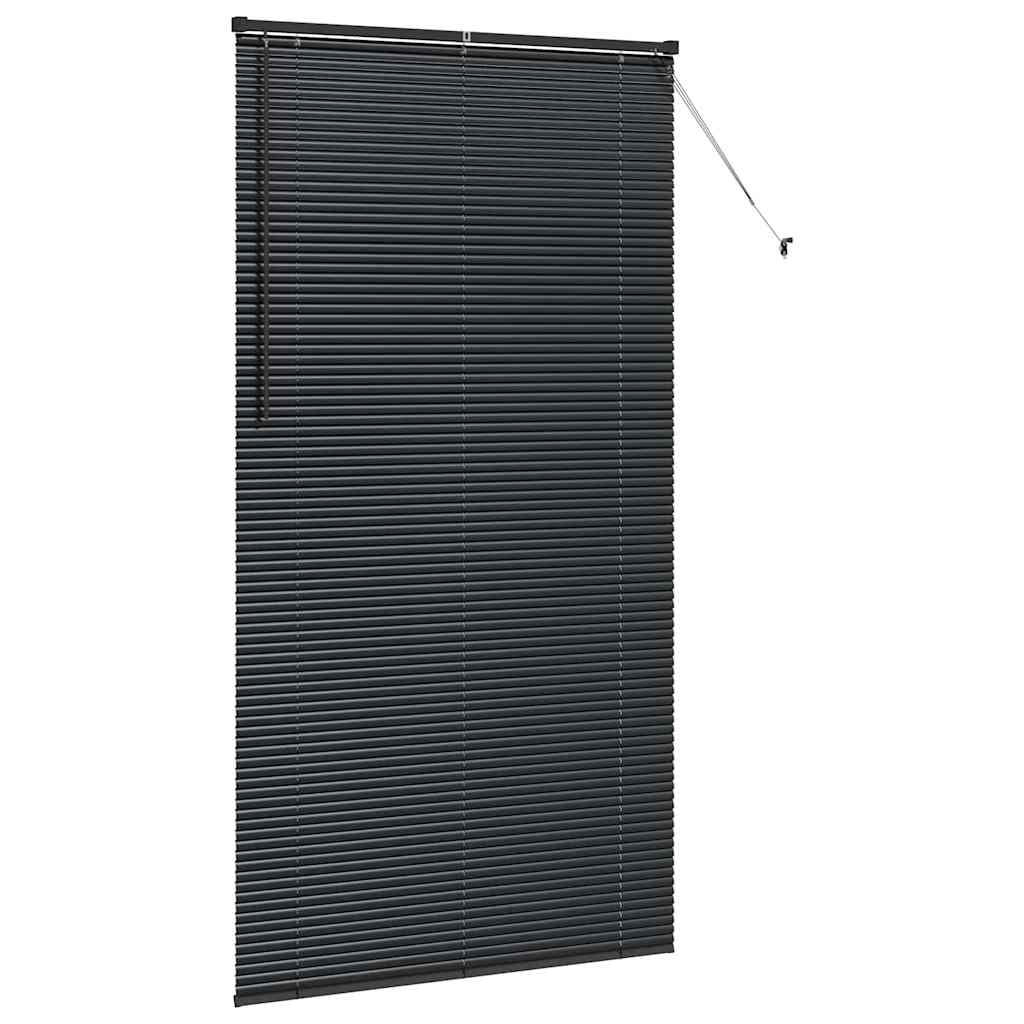 Tenda Veneziana Nero 220 x 115 cm 25 mm Alluminio