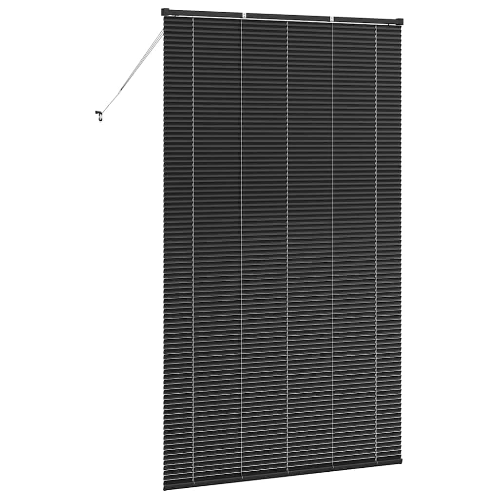 Tenda Veneziana Nero 220 x 135 cm 25 mm Alluminio