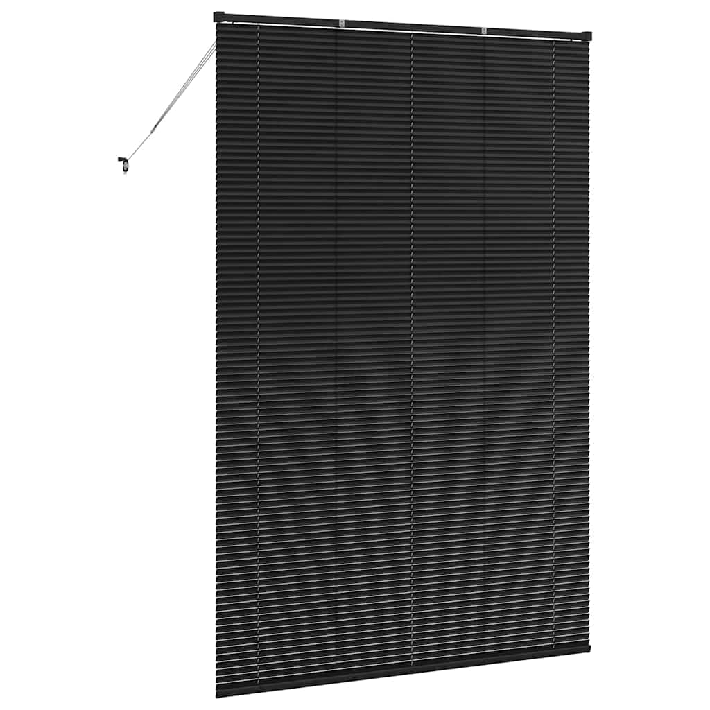 Tenda Veneziana Nero 220 x 140 cm 25 mm Alluminio