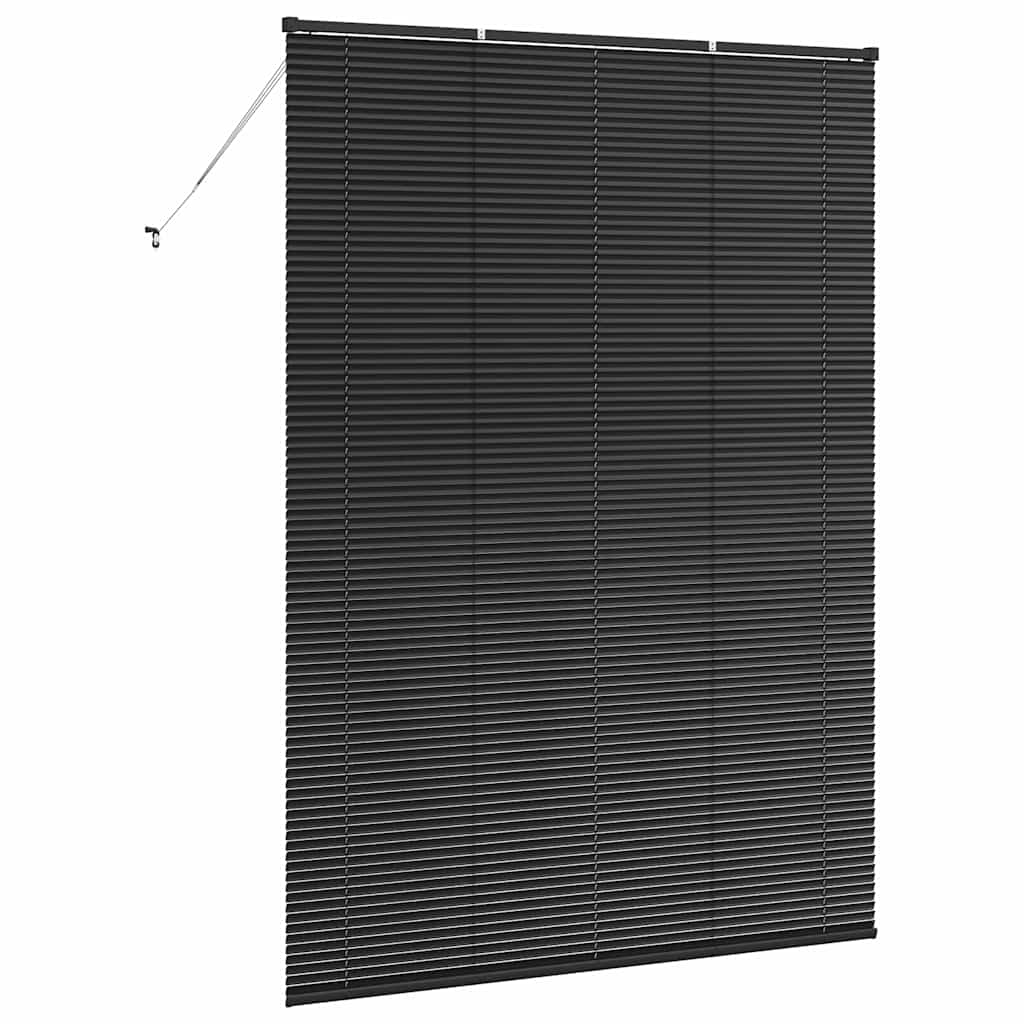 Tenda Veneziana Nero 220 x 155 cm 25 mm Alluminio