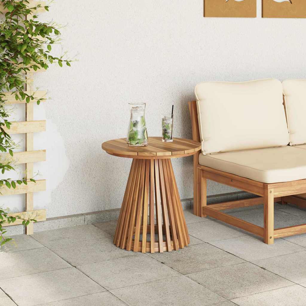 Tavolo laterale Marrone 50 x 50 x 49,5 cm Legno di teak solido