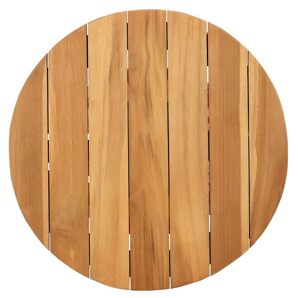 Tavolo laterale Marrone 50 x 50 x 49,5 cm Legno di teak solido