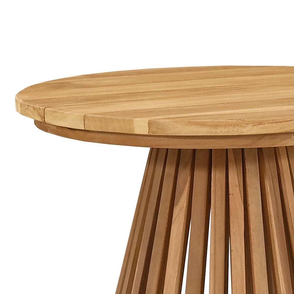 Tavolo laterale Marrone 50 x 50 x 49,5 cm Legno di teak solido