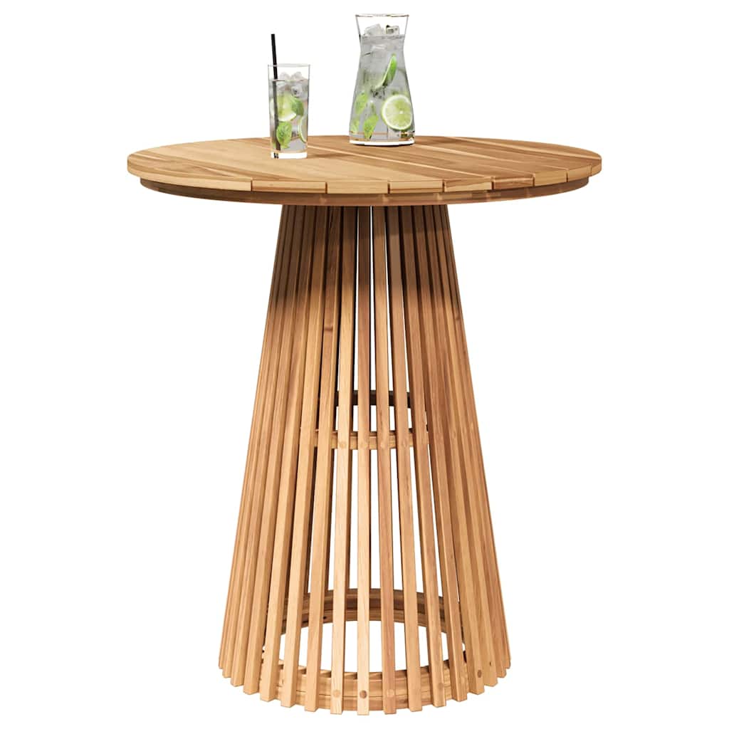Tavolo laterale Marrone 70 x 70 x 75 cm Legno di teak solido