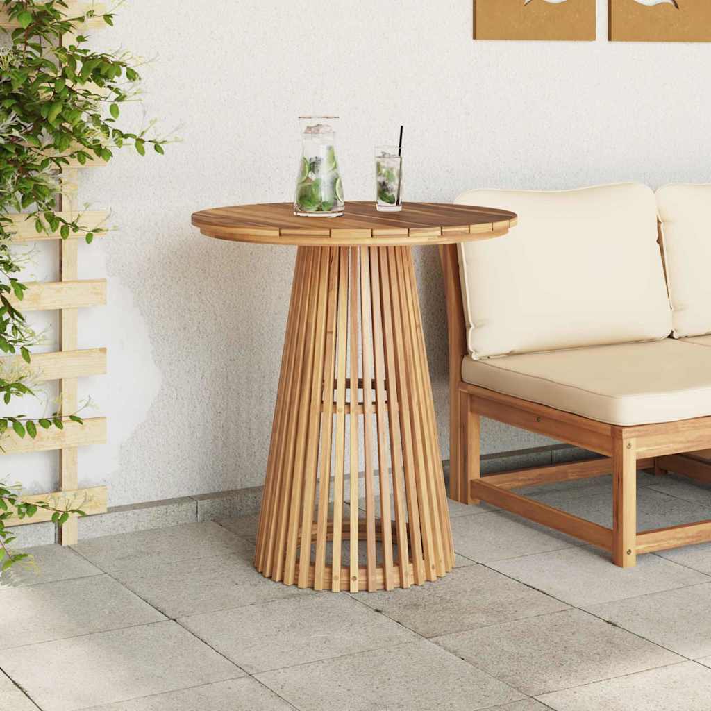 Tavolo laterale Marrone 70 x 70 x 75 cm Legno di teak solido