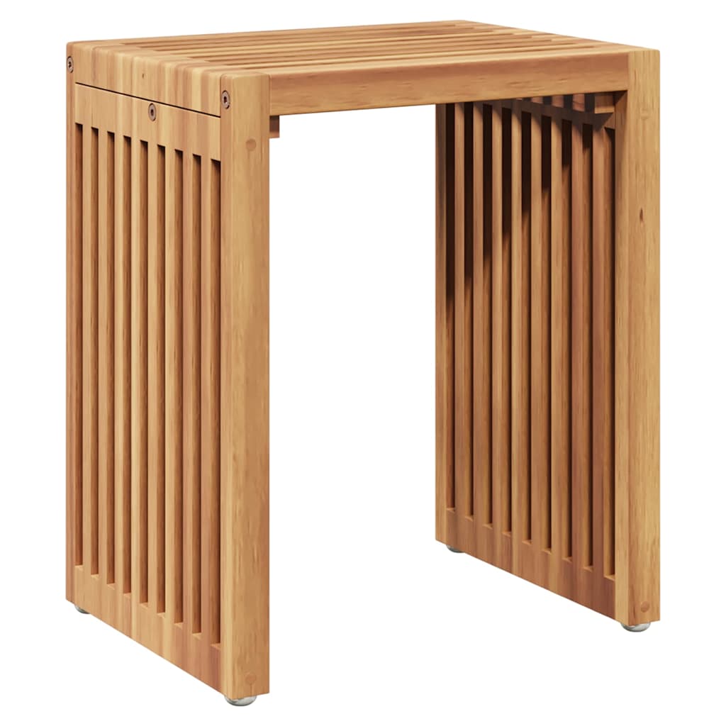 Tavolo Laterale da Giardino 3 pz Marrone 33 x 44,5 x 51 cm