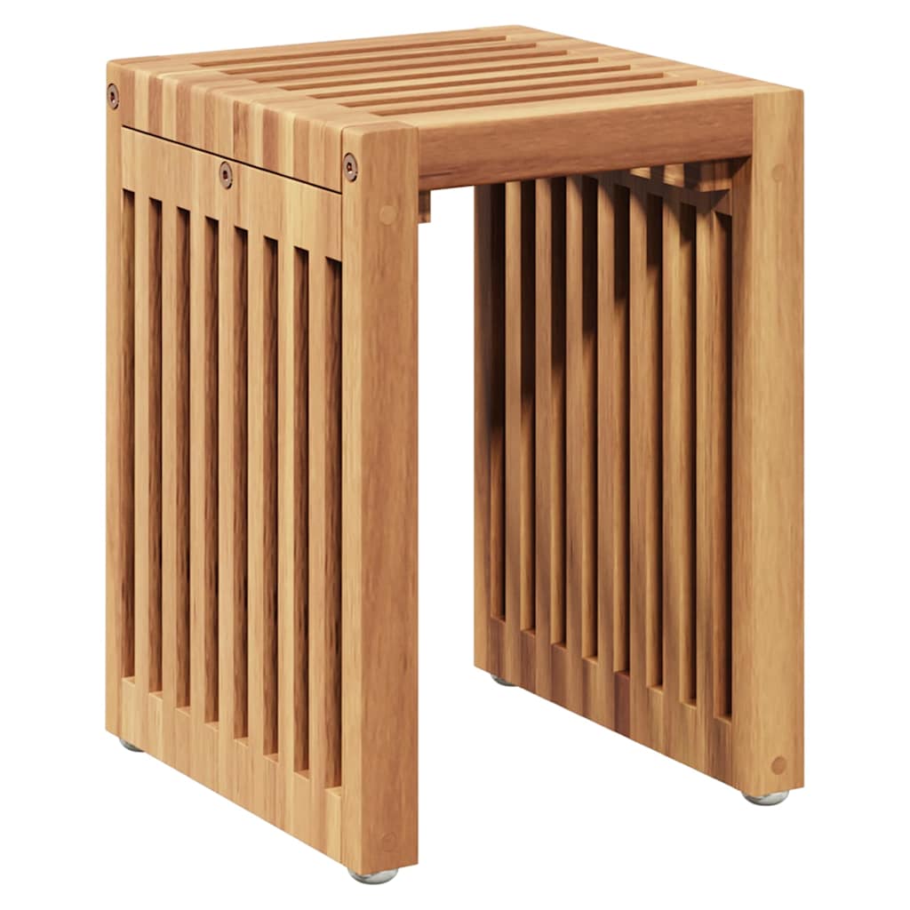 Tavolo Laterale da Giardino 3 pz Marrone 33 x 44,5 x 51 cm