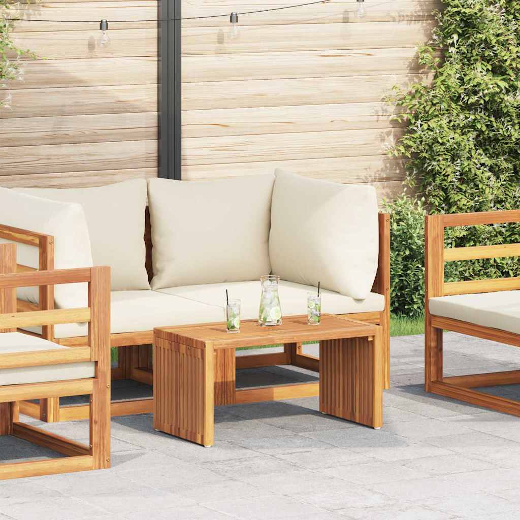 Tavolo Laterale da Giardino Marrone 70 x 37,5 x 35,5 cm