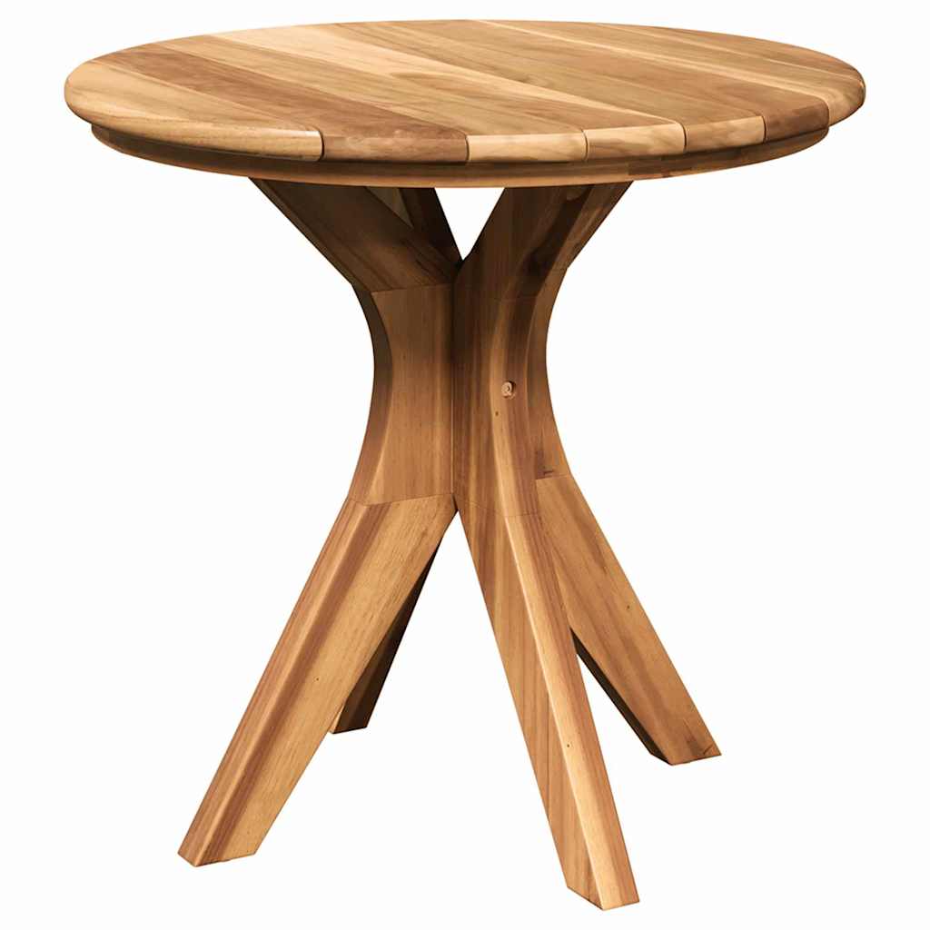 Tavolo laterale Marrone 55 x 55 x 51 cm Legno di teak solido