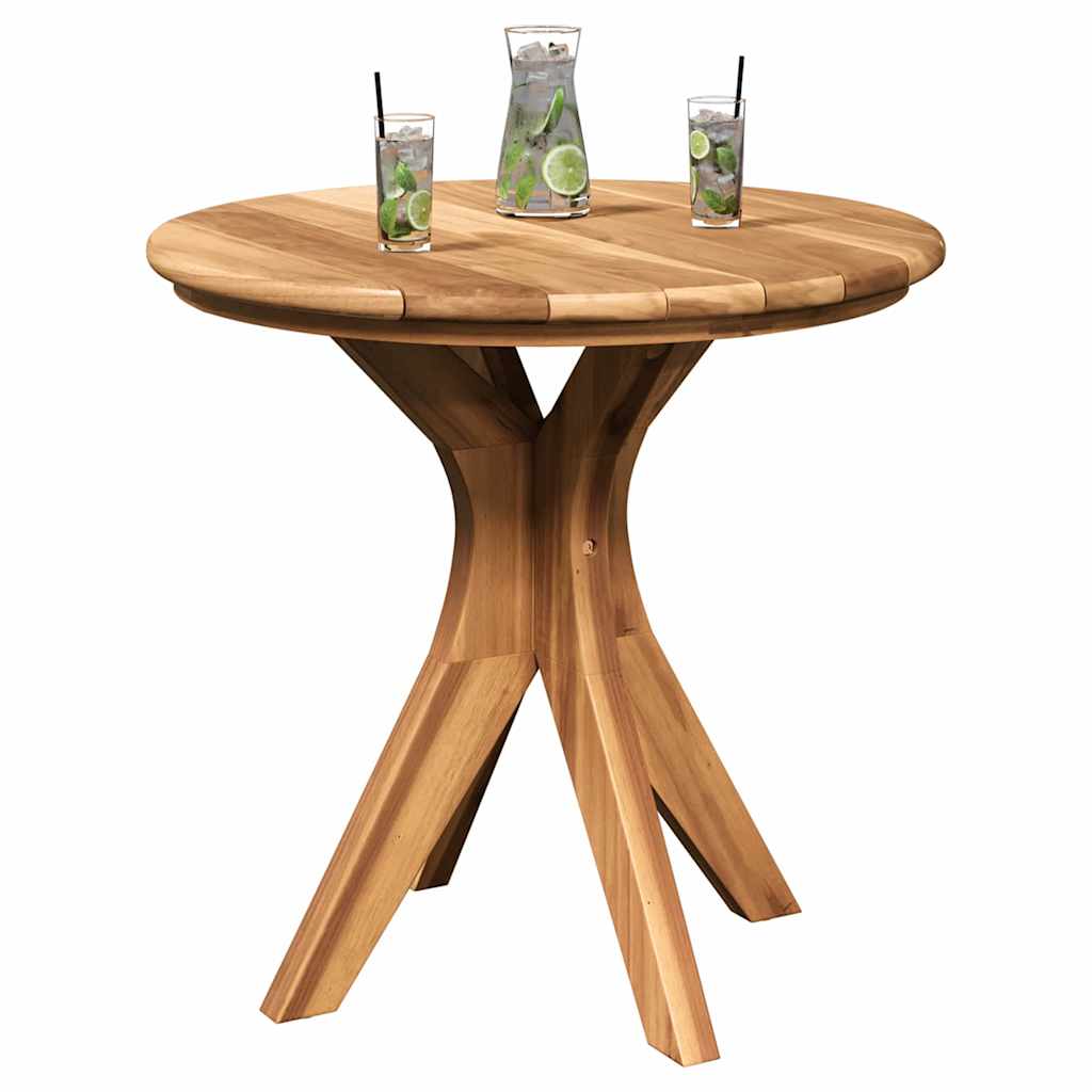 Tavolo laterale Marrone 55 x 55 x 51 cm Legno di teak solido