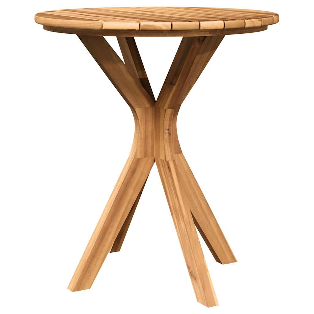 Tavolo laterale Marrone 70 x 70 x 75 cm Legno di teak solido