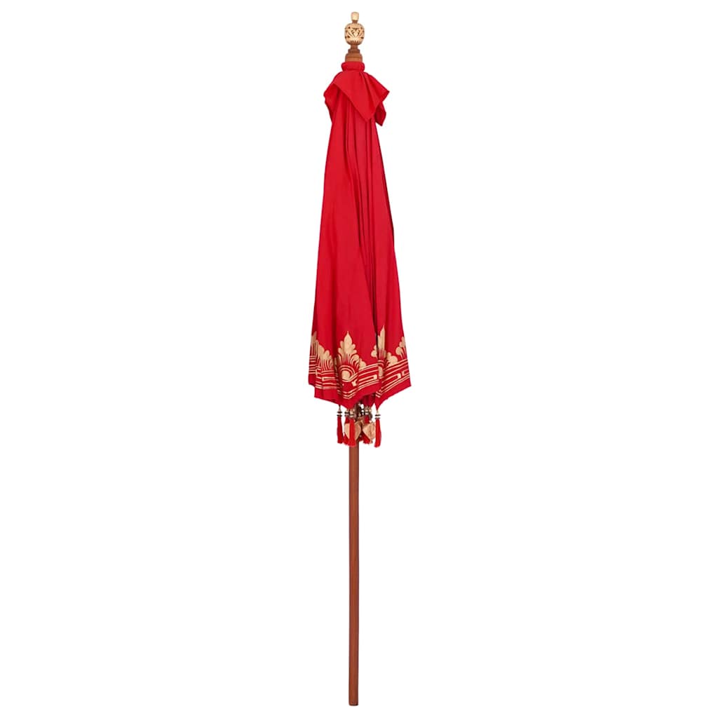 Parasol Balinese Rosso 215 x 215 x 260 cm