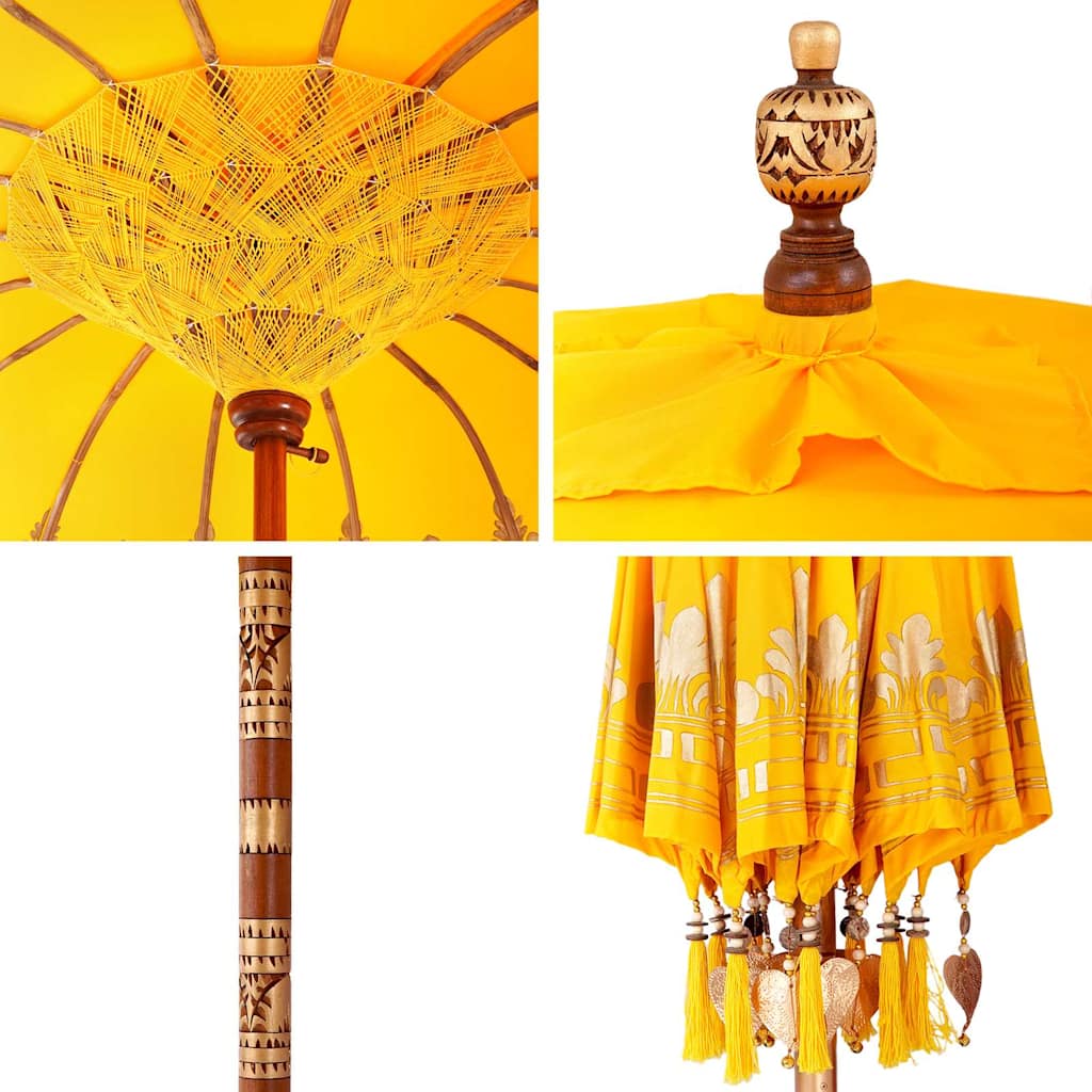 Parasol Balinese Giallo 215 x 215 x 260 cm