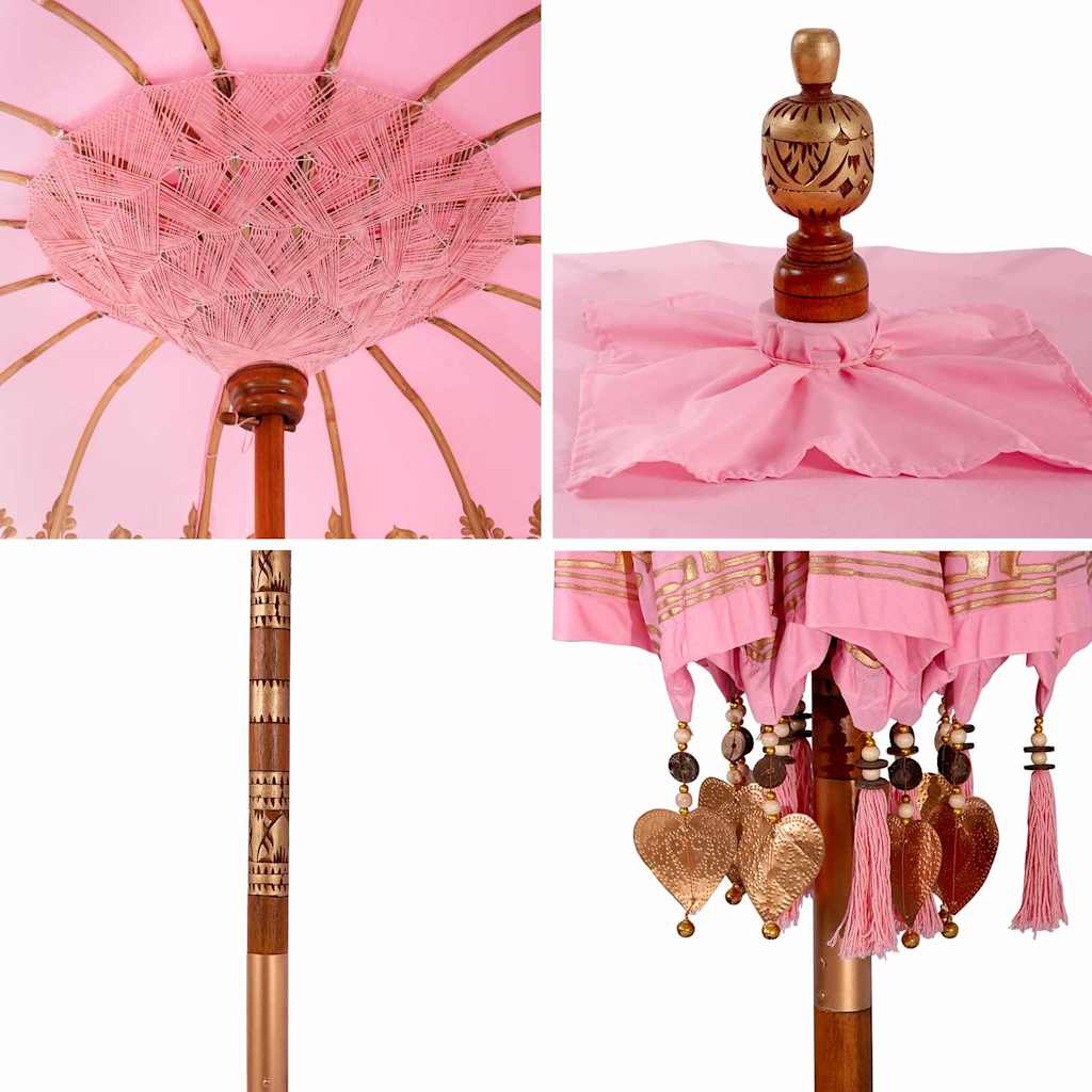Parasol Balinese Rosa 185 x 185 x 260 cm