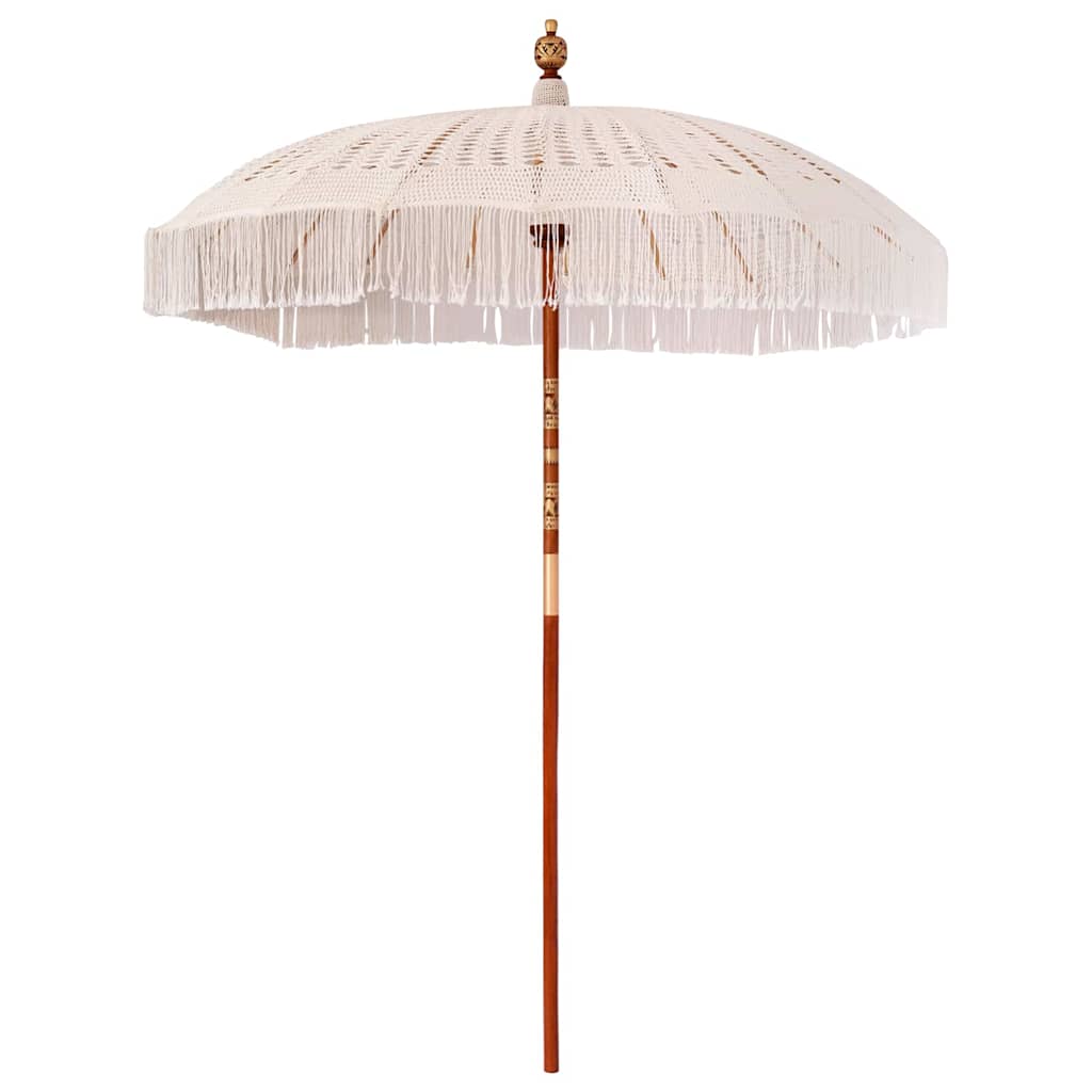 Parasol in macramè 190 x 190 x 260 cm
