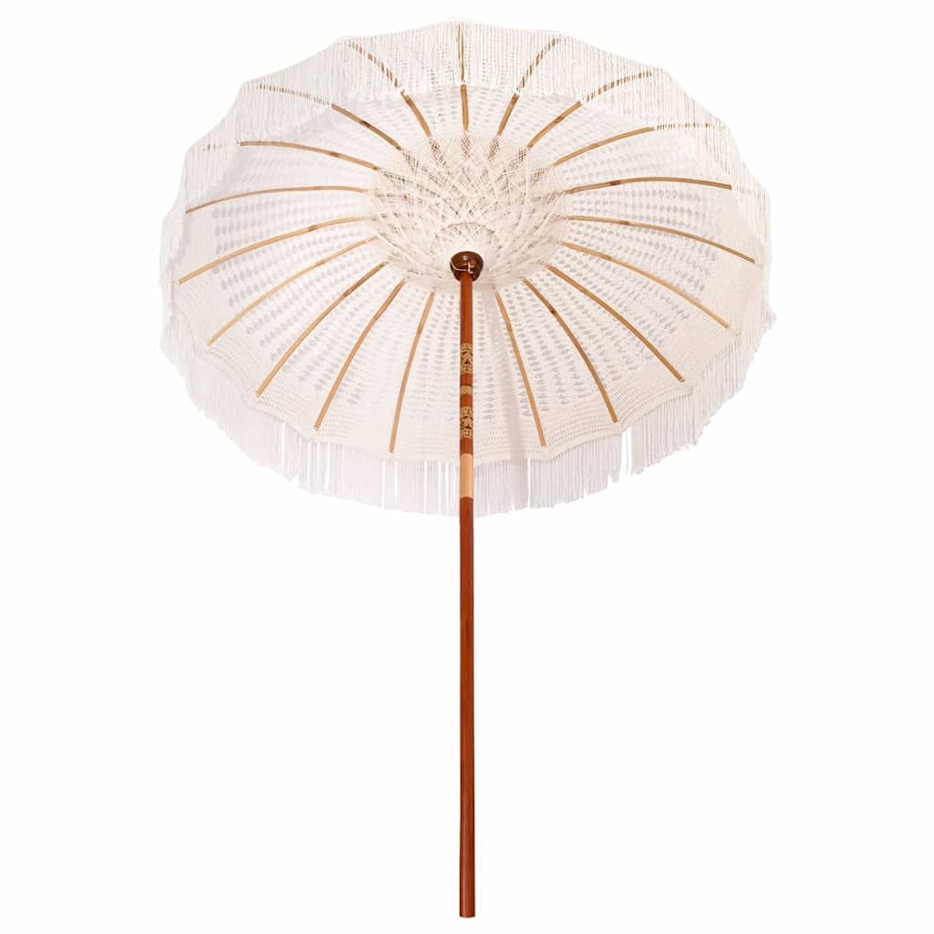 Parasol in macramè 190 x 190 x 260 cm