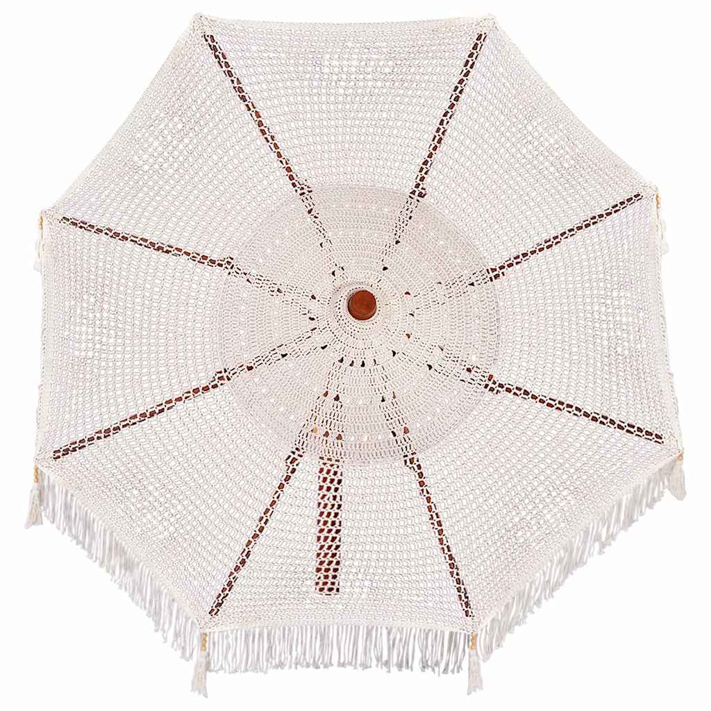 Parasol in macramè 252.5 x 252.5 x 260 cm