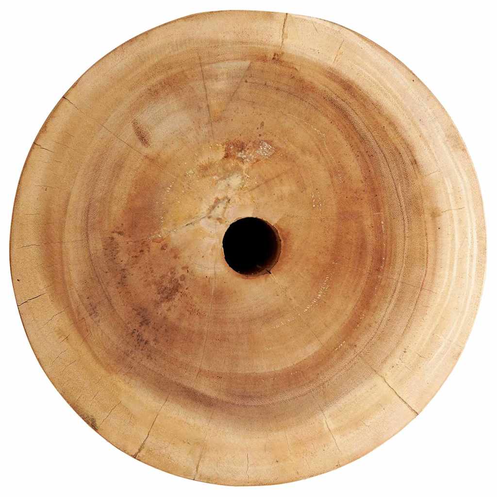 Base per ombrellone 28.05 kg Naturale Legno Massello Cilindrico