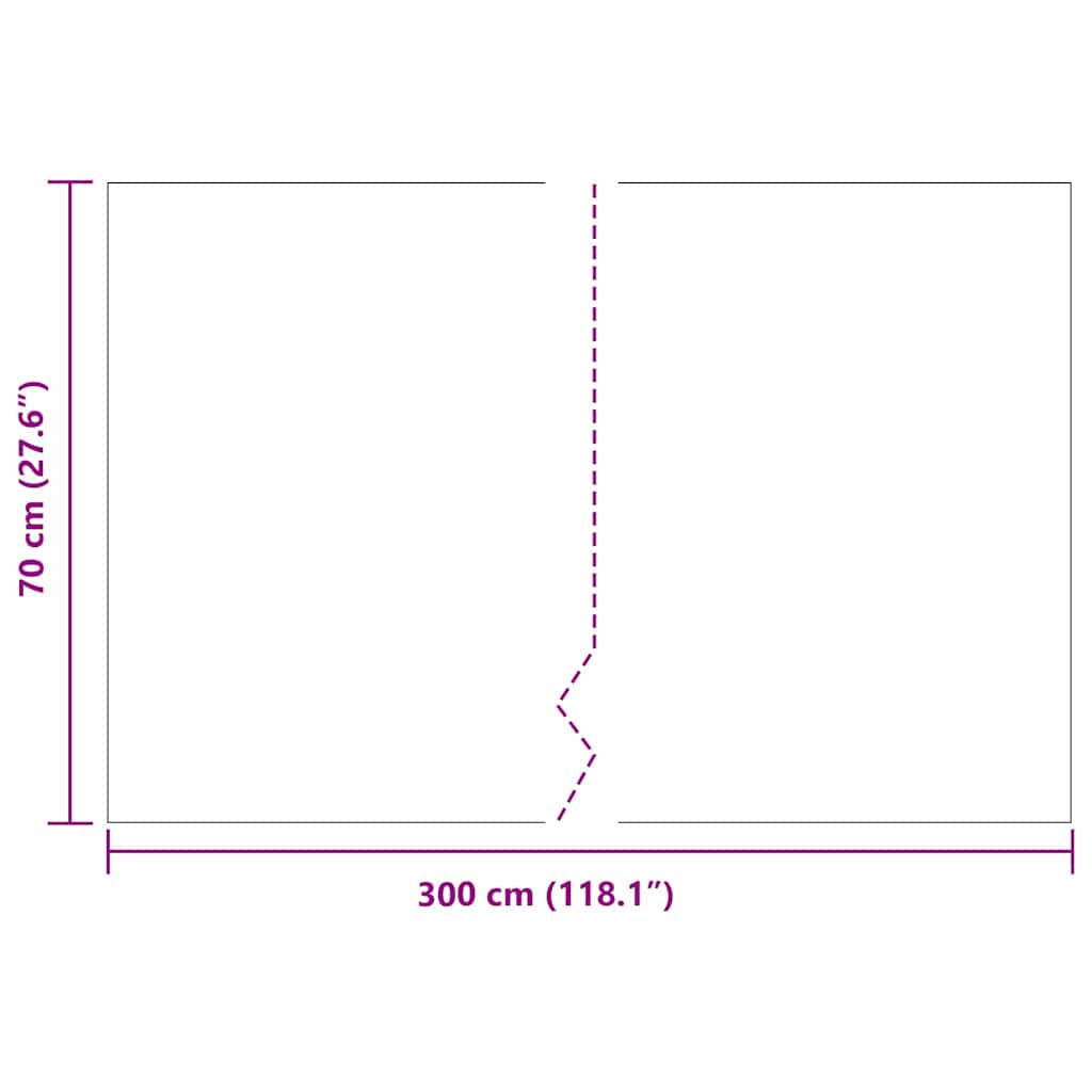 Barriera antiradice Nero 0,7 x 3 m Polietilene
