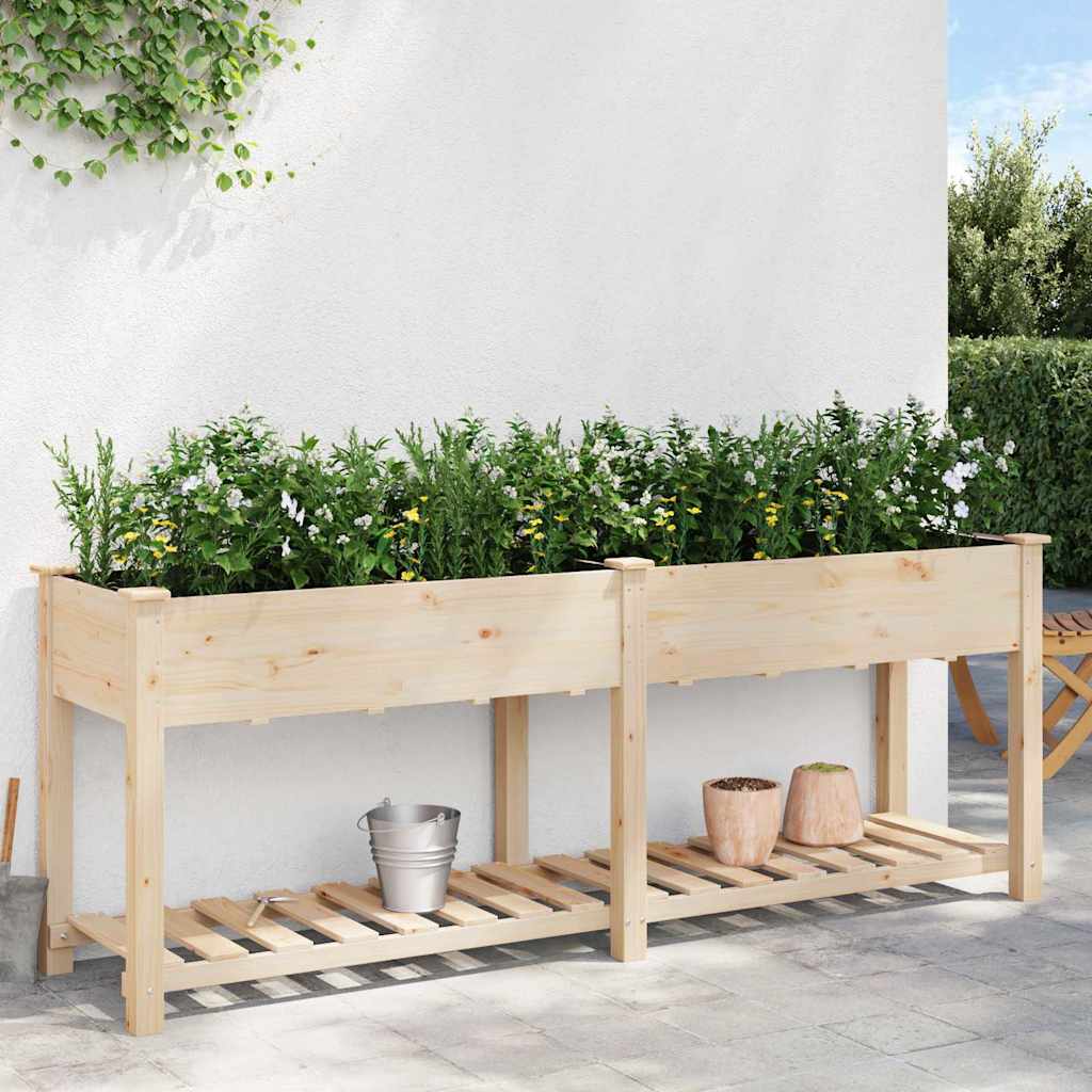 Vaso da giardino Beige 203 x 53 x 76,5 cm