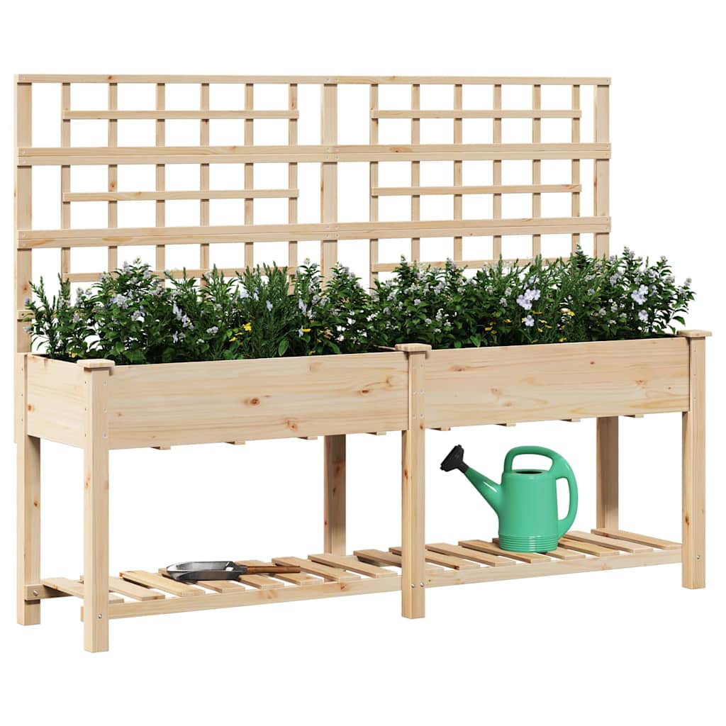 Vaso da giardino Beige 203,5 x 54 x 152,5 cm