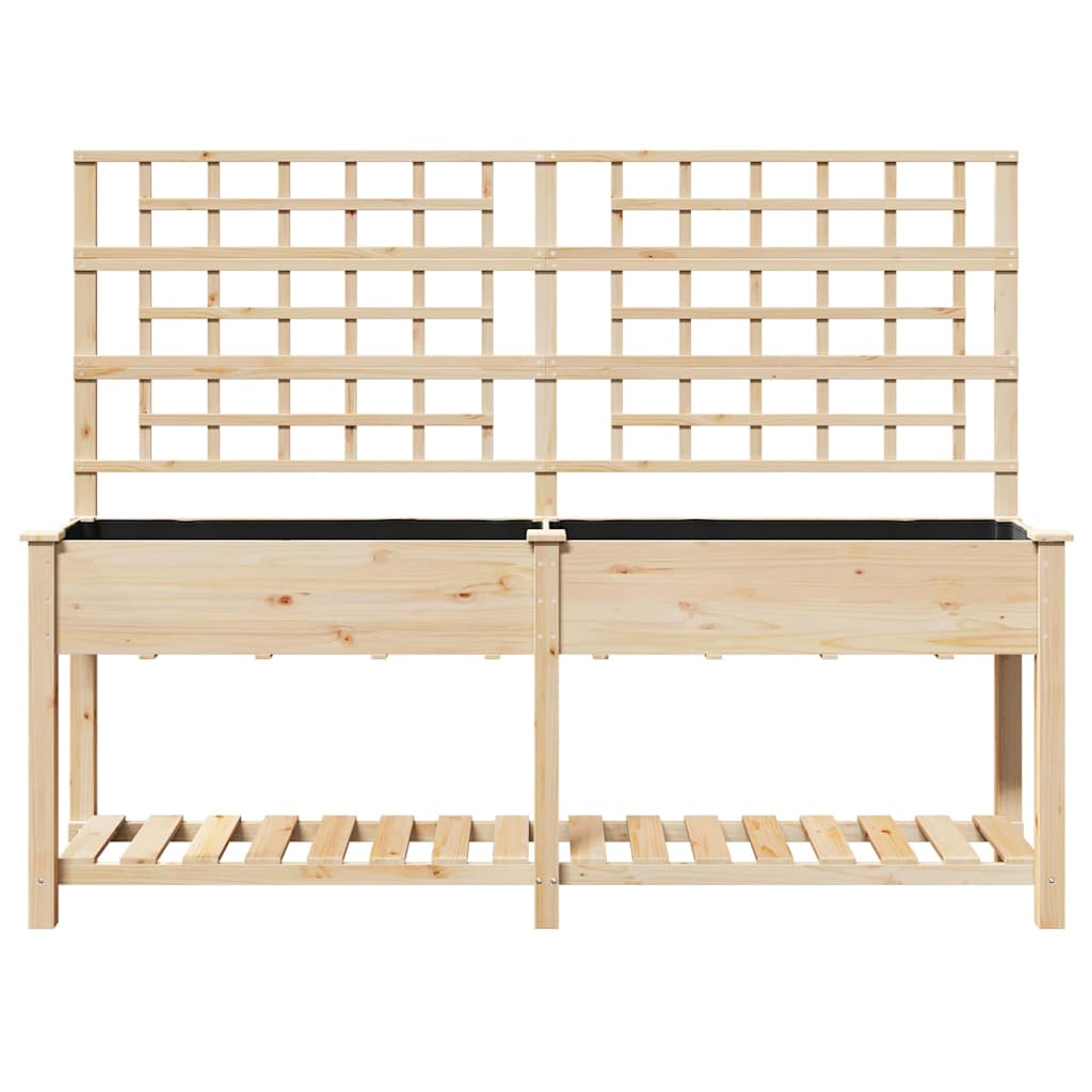 Vaso da giardino Beige 203,5 x 54 x 152,5 cm