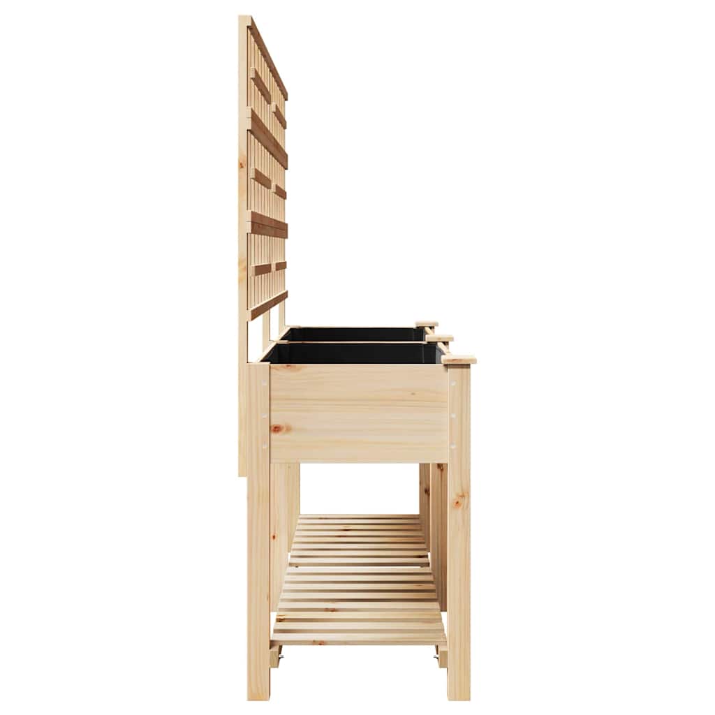Vaso da giardino Beige 203,5 x 54 x 152,5 cm