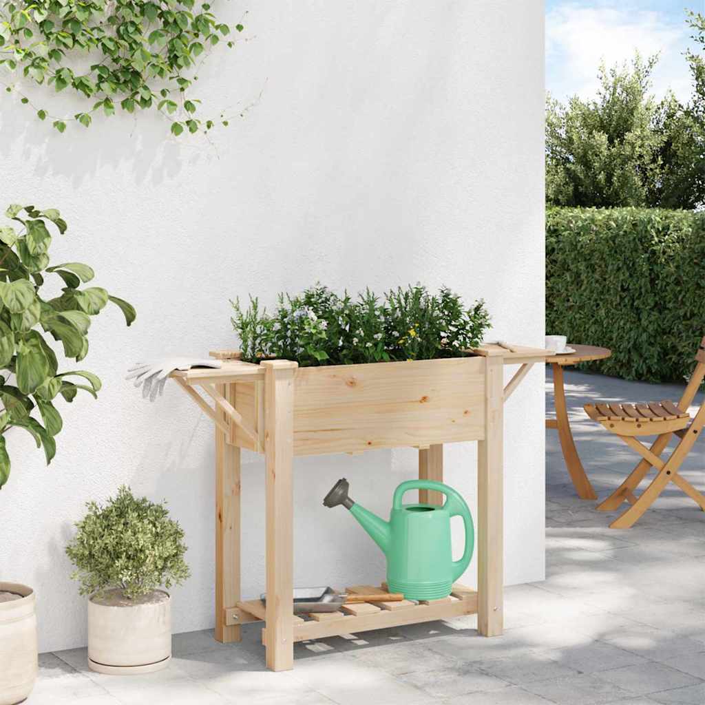 Vaso da giardino Beige 111 x 37 x 76,5 cm