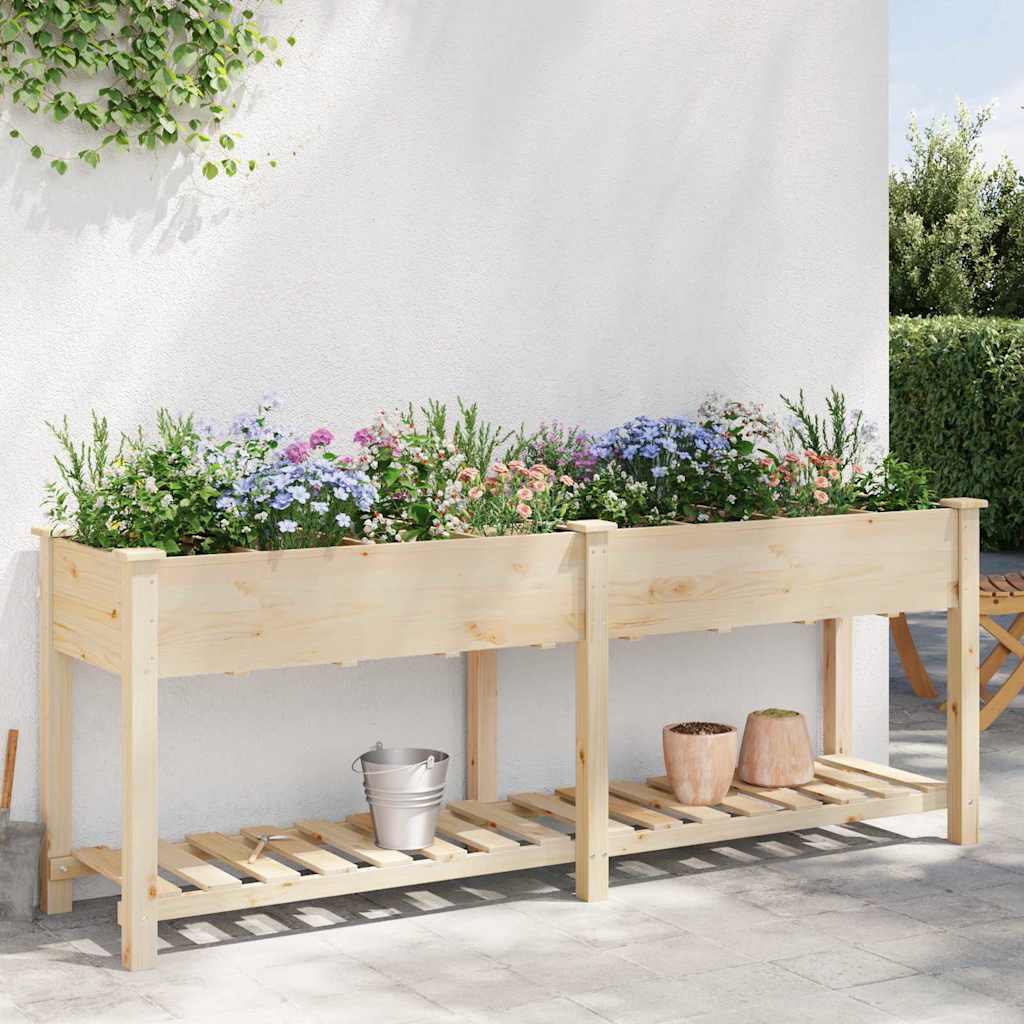 Vaso da giardino Beige 203,5 x 53 x 76,5 cm