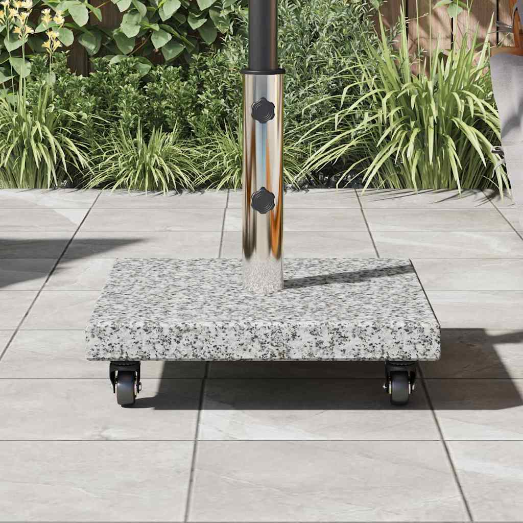 Base per ombrellone 30 kg Grigio Granito Quadrato