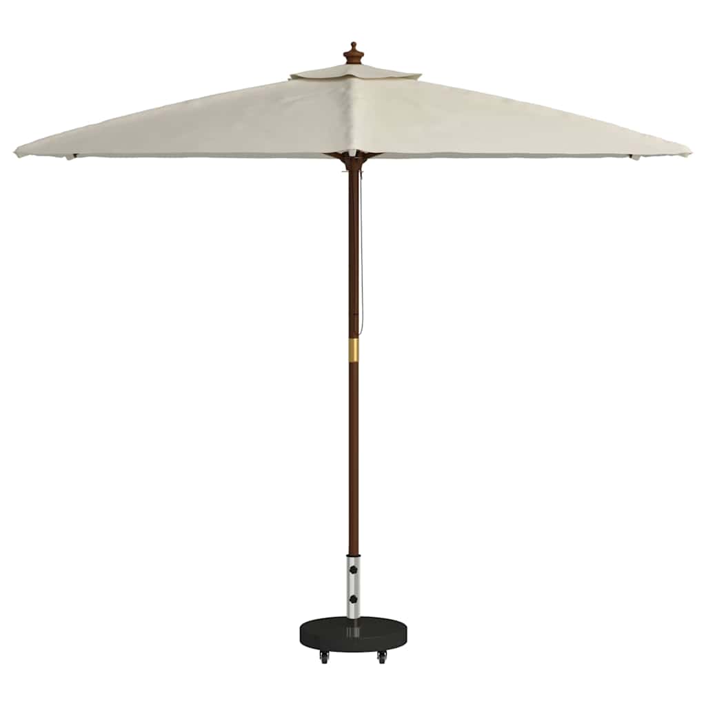 Base per ombrellone 30kg Nero Granito e Acciaio Inossidabile