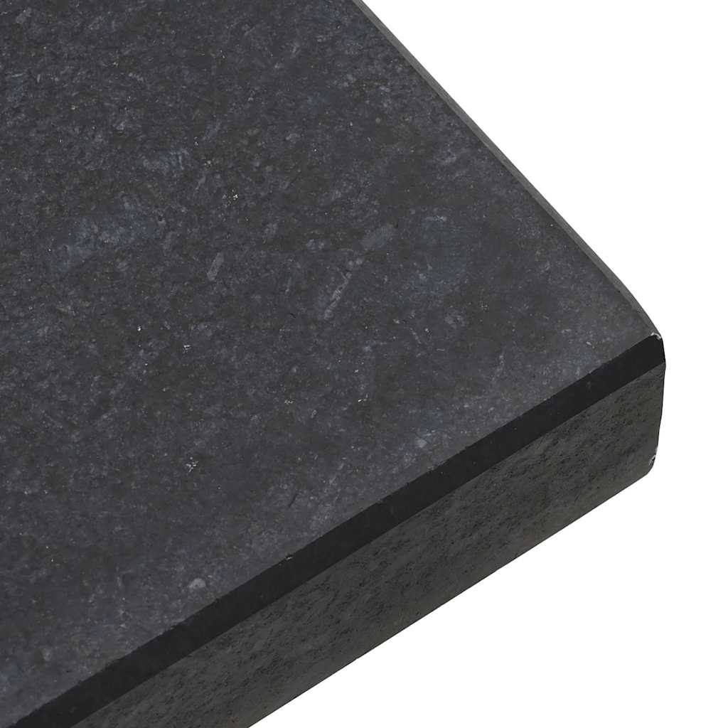 Base per ombrellone 30 kg Nero Granito Quadrato