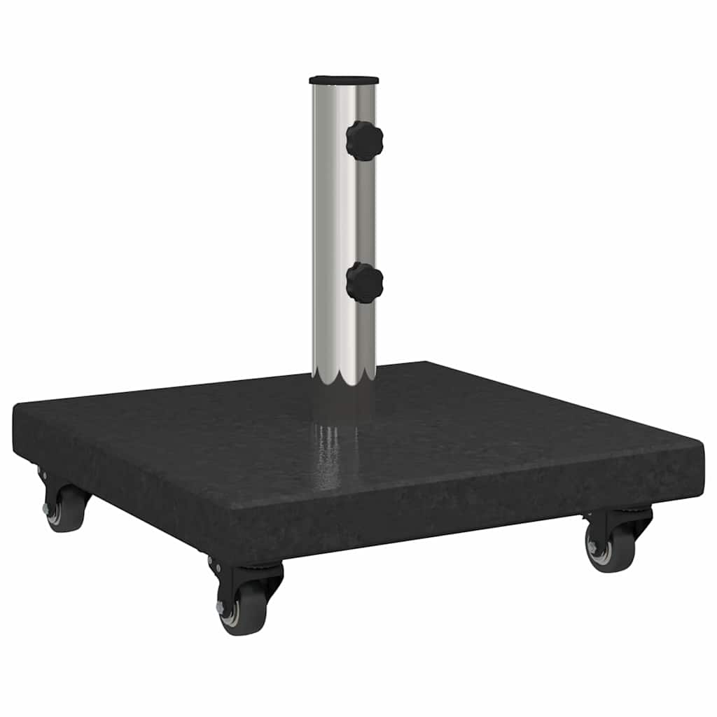 Base per ombrellone 30 kg Nero Granito Quadrato