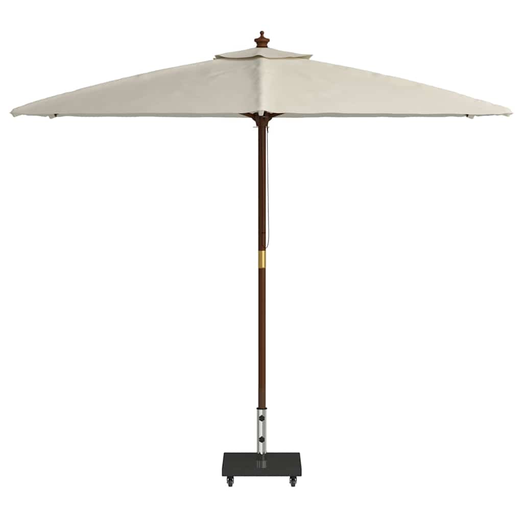 Base per ombrellone 30 kg Nero Granito Quadrato