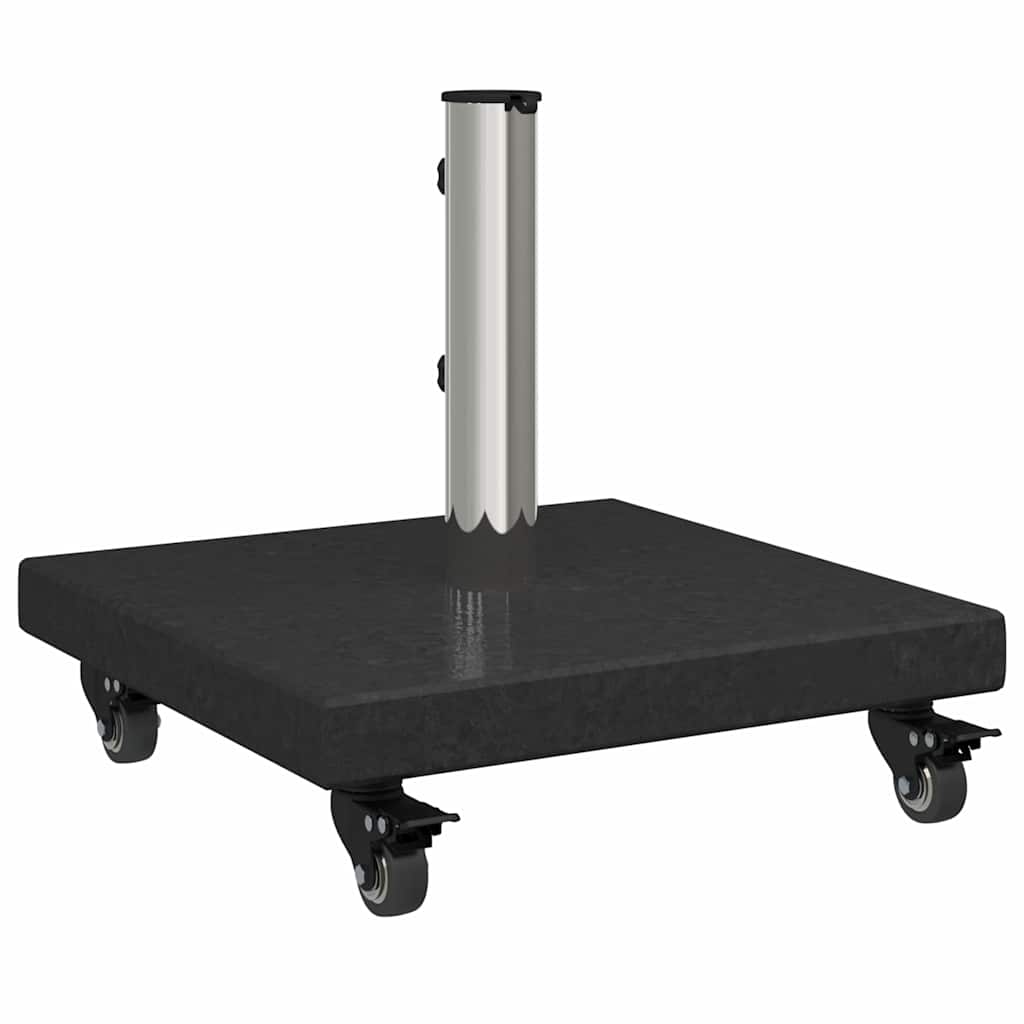 Base per ombrellone 30 kg Nero Granito Quadrato