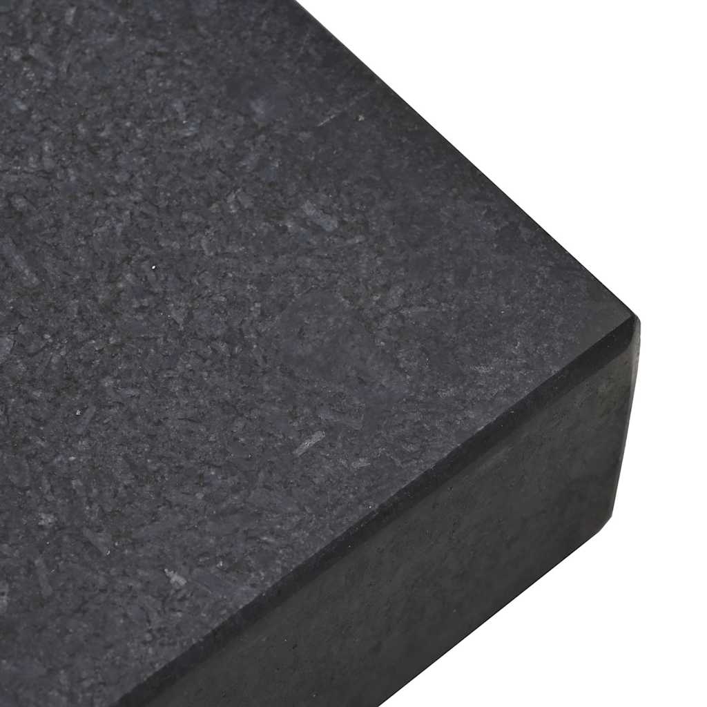 Base per ombrellone 25 kg Nero Granito Rettangolare