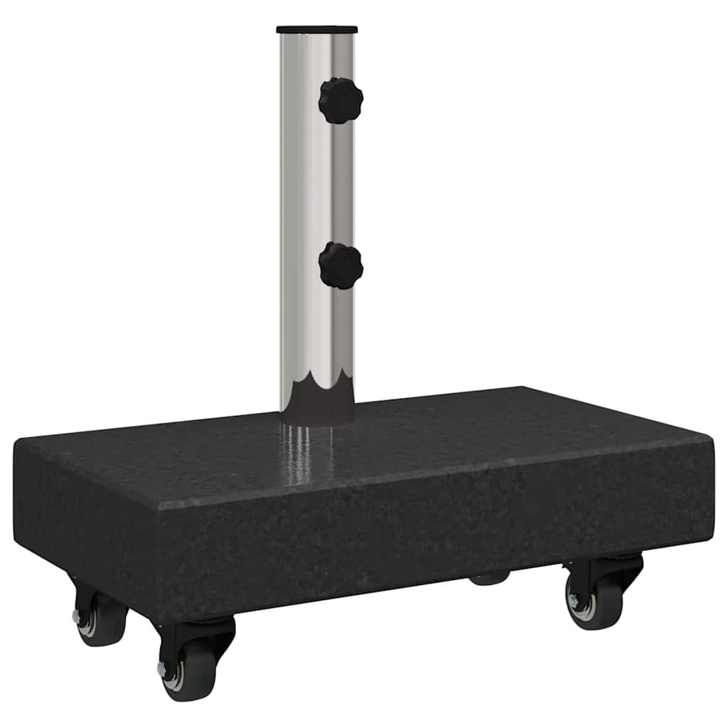 Base per ombrellone 25 kg Nero Granito Rettangolare