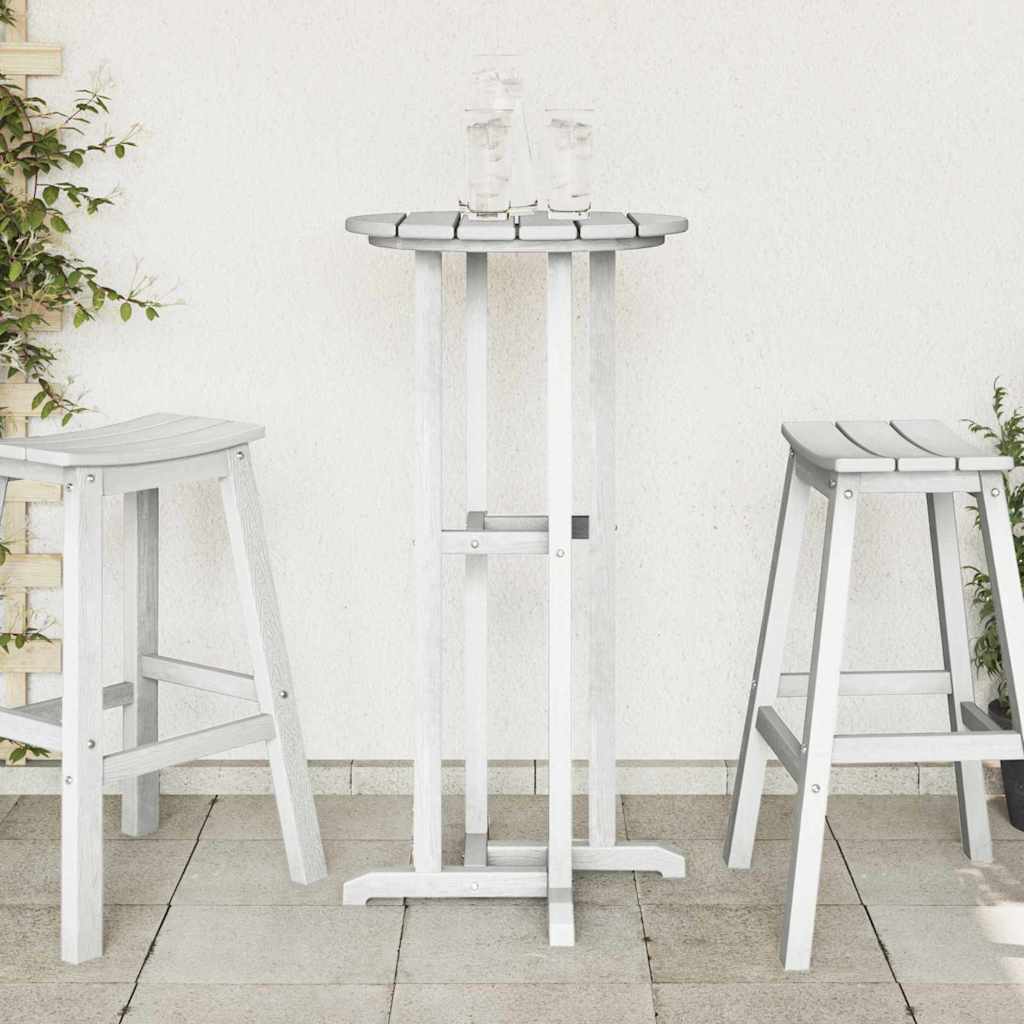 Tavolo da bar Bianco 55 x 55 x 107 cm Polietilene