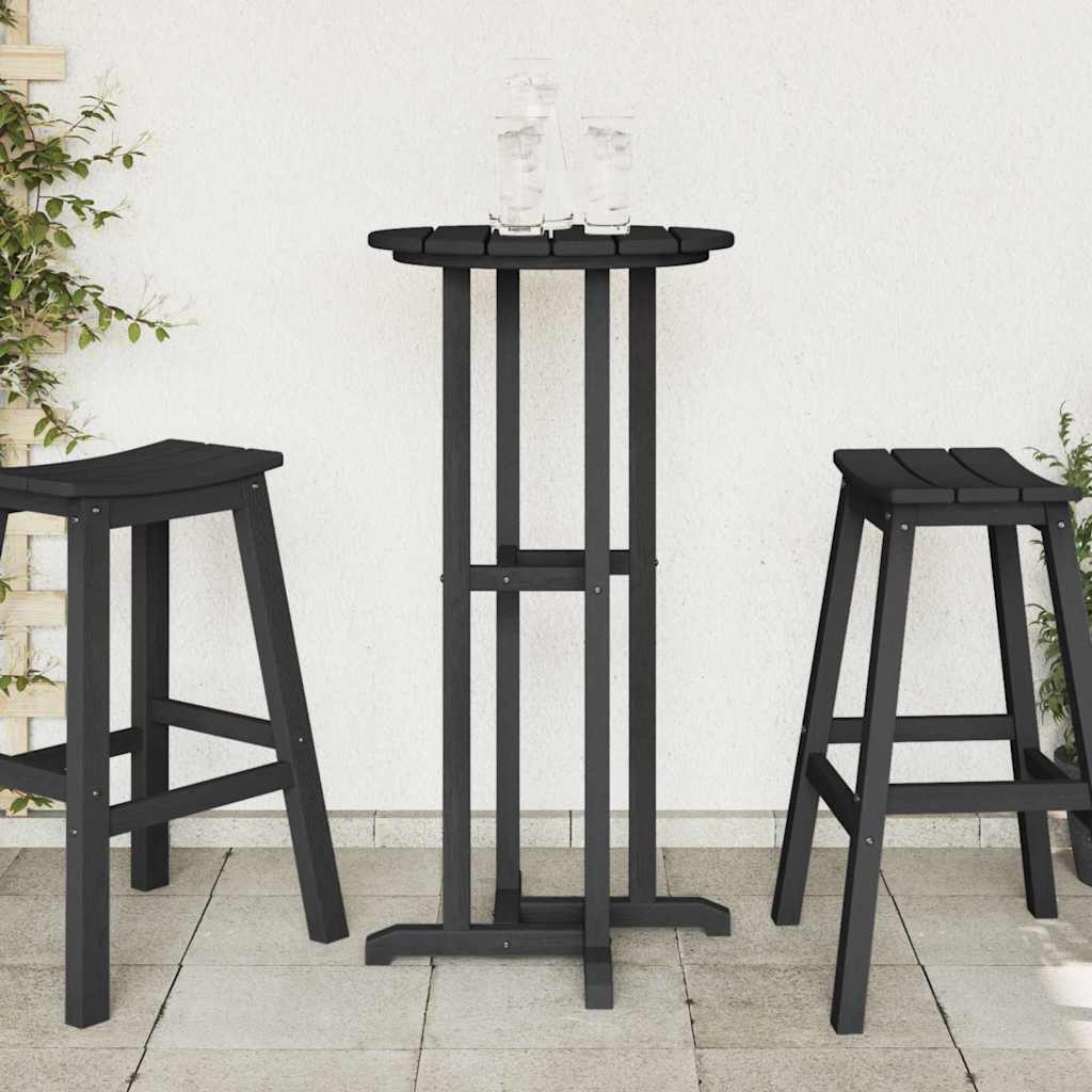 Tavolo da bar Nero 55 x 55 x 107 cm Polietilene