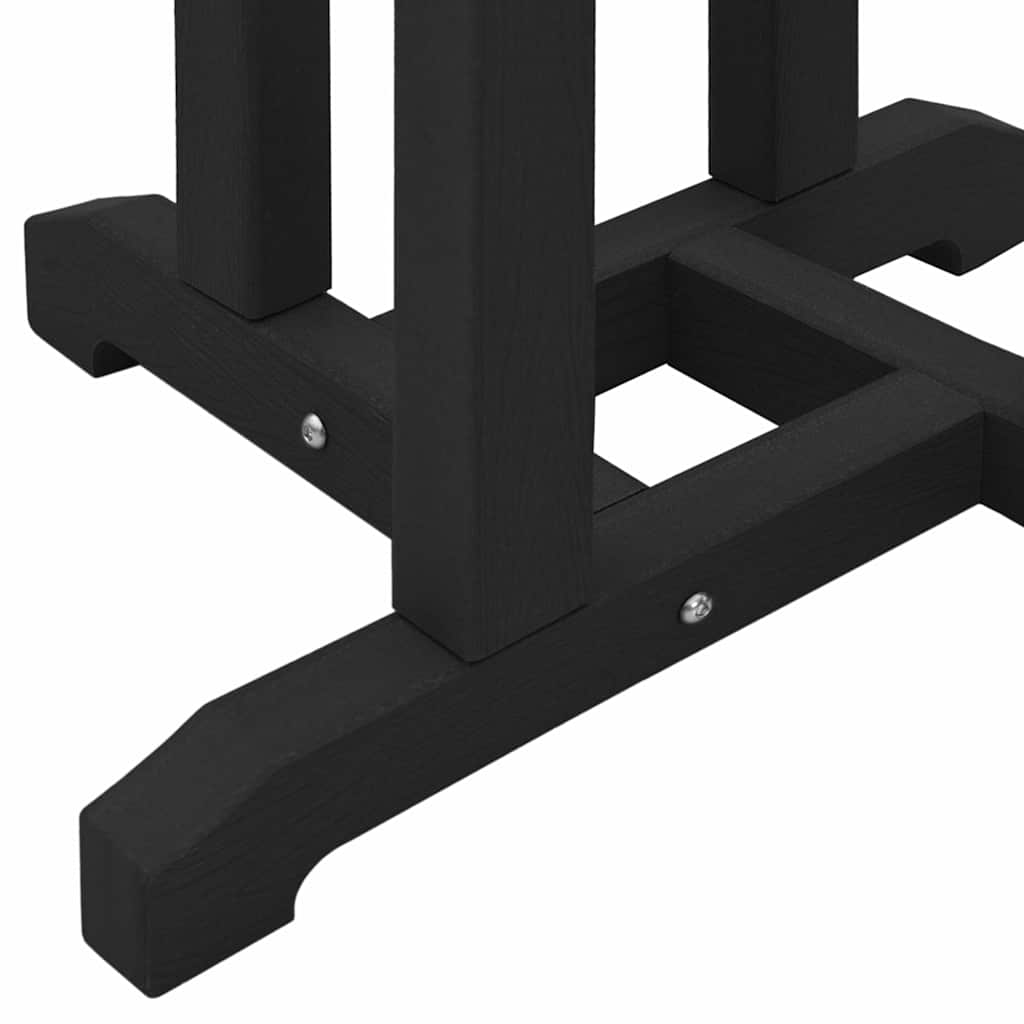 Tavolo da bar Nero 55 x 55 x 107 cm Polietilene