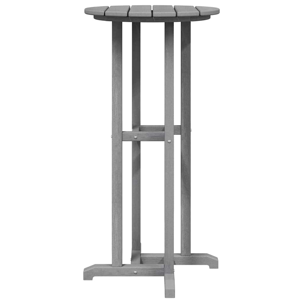 Tavolo da bar Grigio chiaro 55 x 55 x 107 cm Polietilene