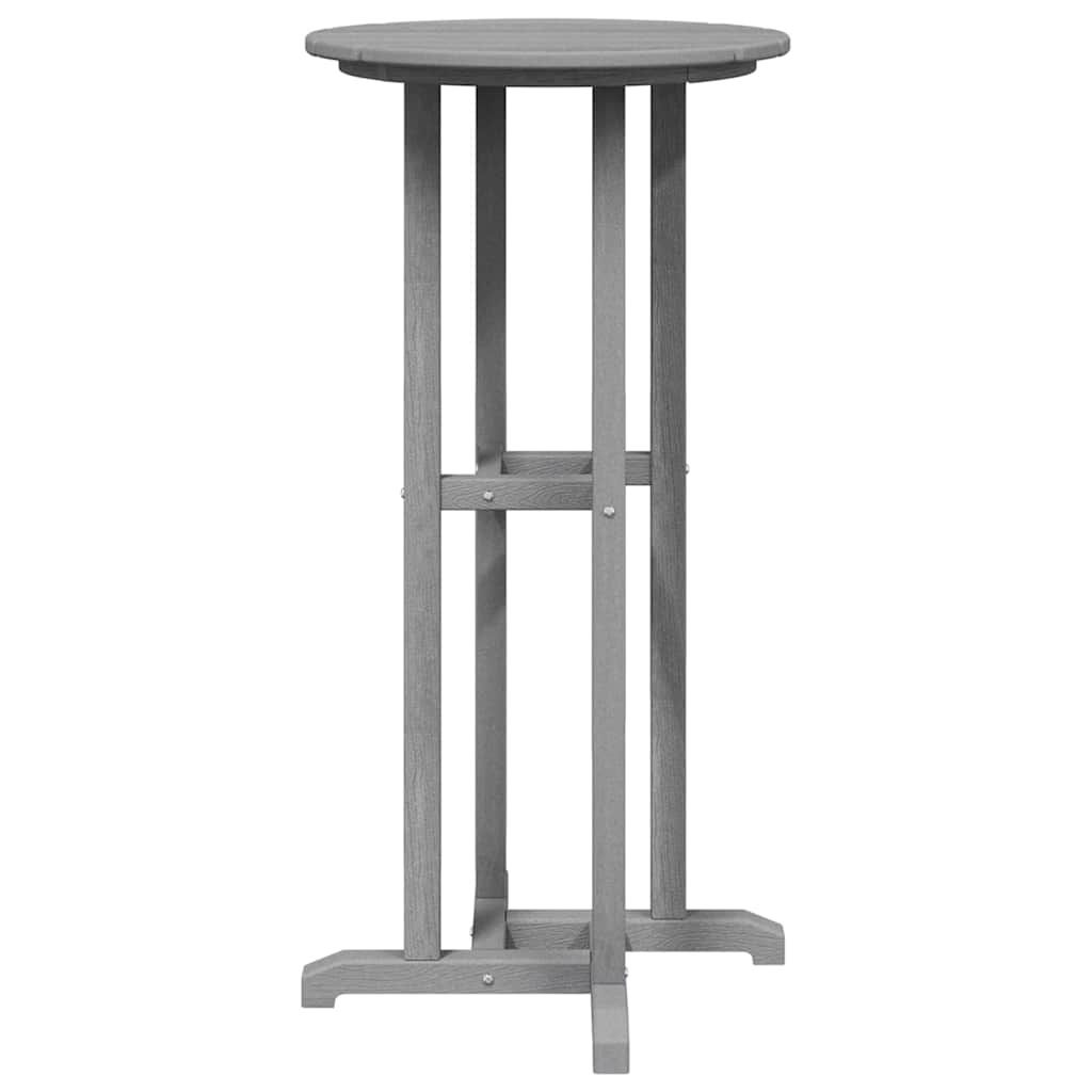 Tavolo da bar Grigio chiaro 55 x 55 x 107 cm Polietilene