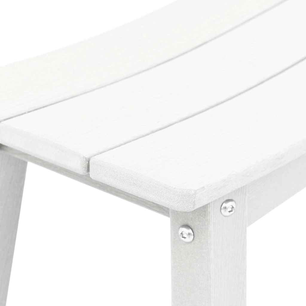 Sgabello da bar 2 pz Bianco 52 x 43 x 73,5 cm HDPE