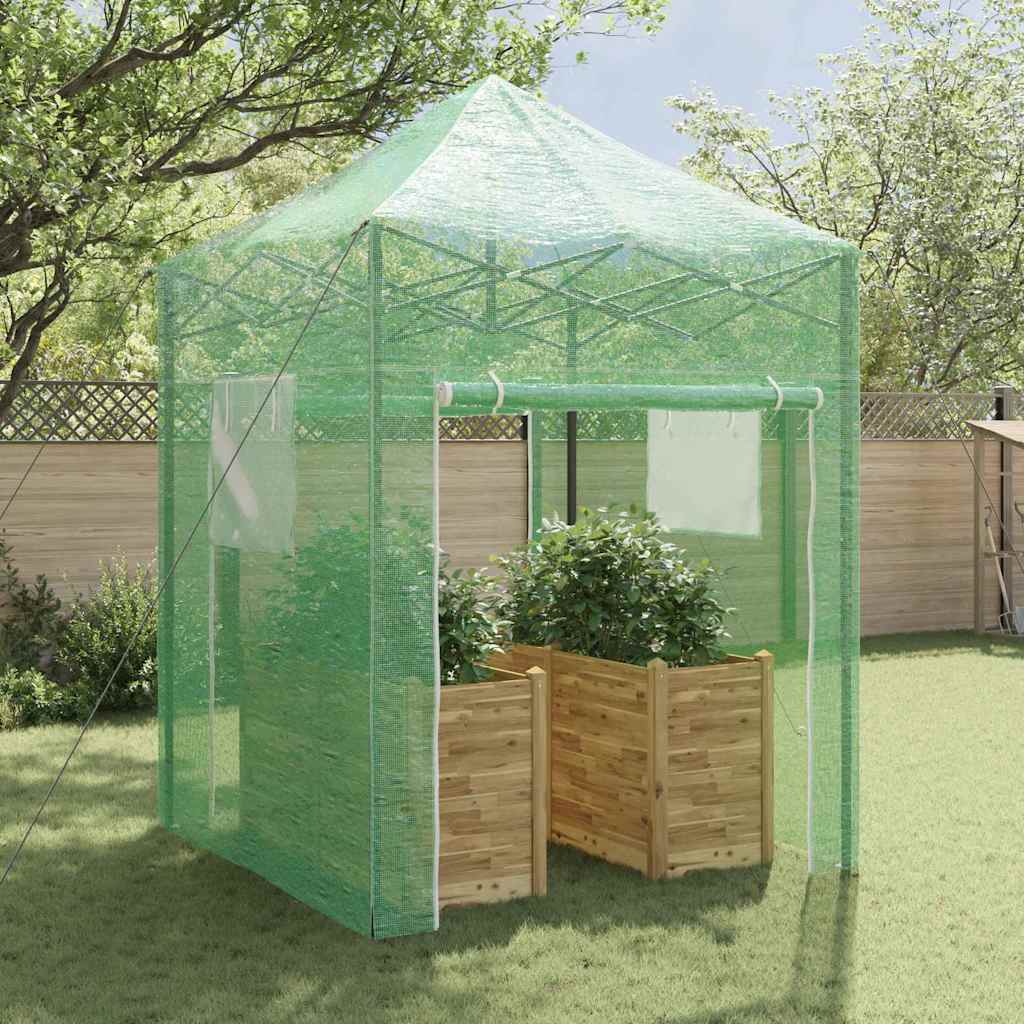 Serra con struttura pop-up Verde 200 x 200 x 300 cm Ferro
