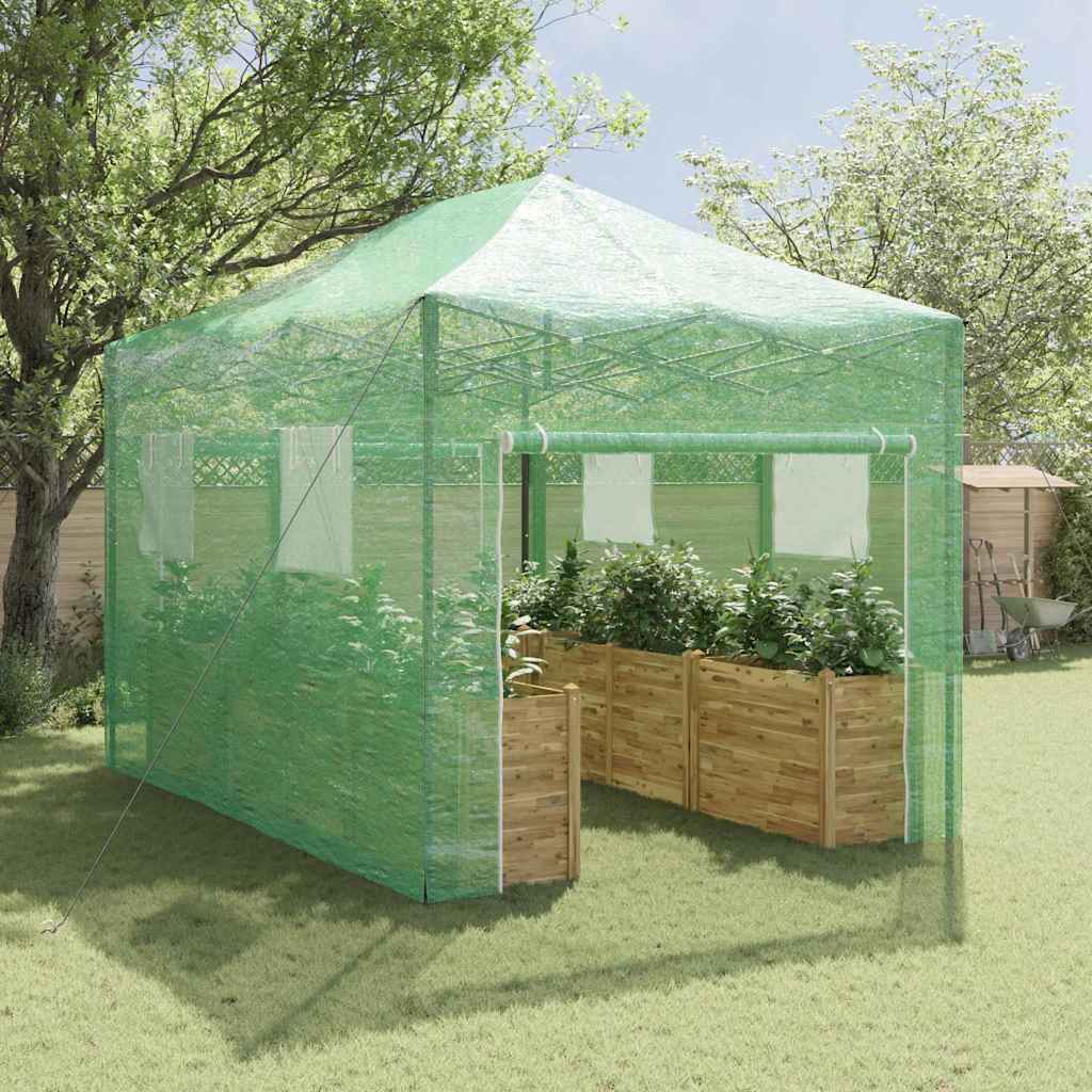 Serra con struttura pop-up Verde 280 x 410 x 315 cm Ferro