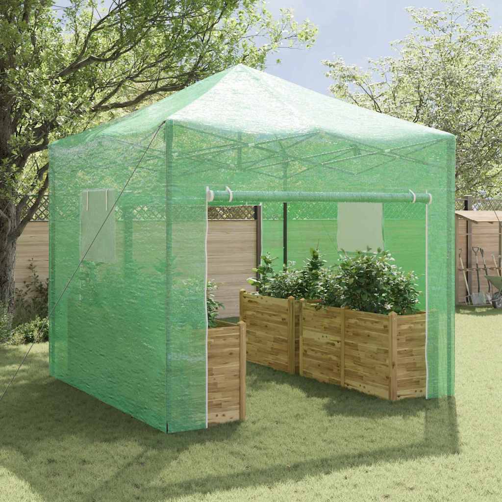 Serra con struttura pop-up Verde 290 x 290 x 315 cm Ferro