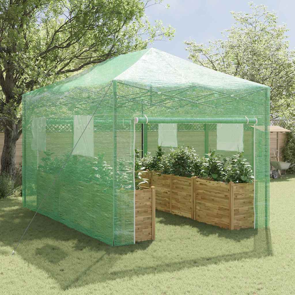 Serra con struttura pop-up Verde 290 x 430 x 315 cm Ferro