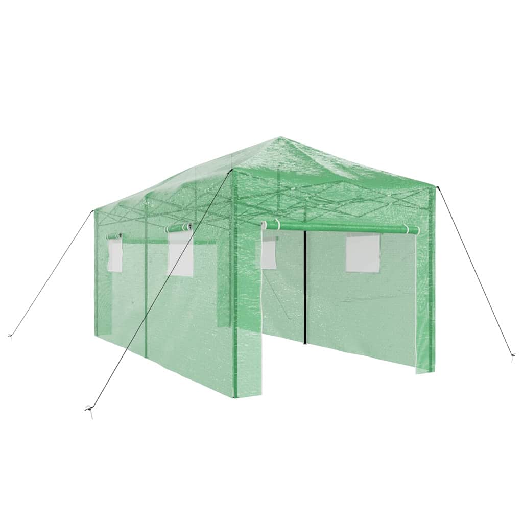 Serra con struttura pop-up Verde 290 x 580 x 315 cm Ferro