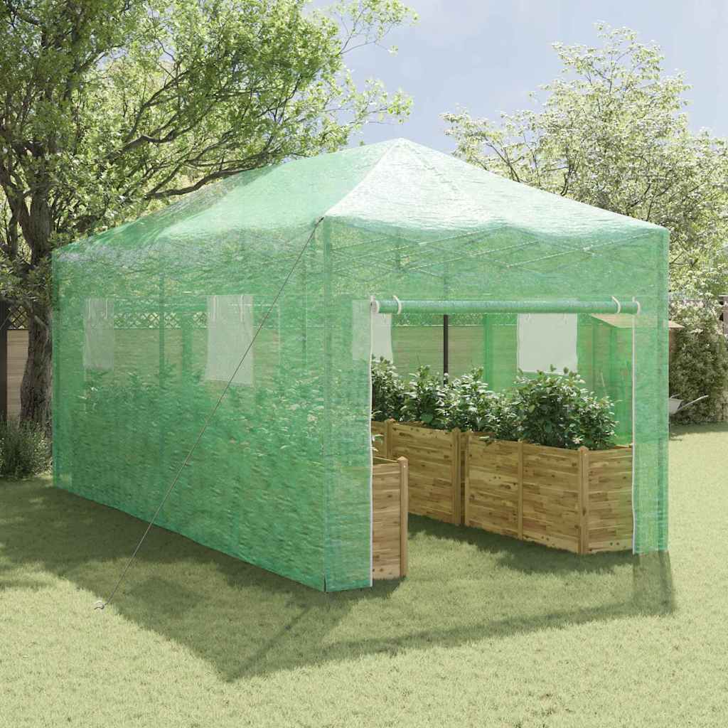 Serra con struttura pop-up Verde 290 x 580 x 315 cm Ferro