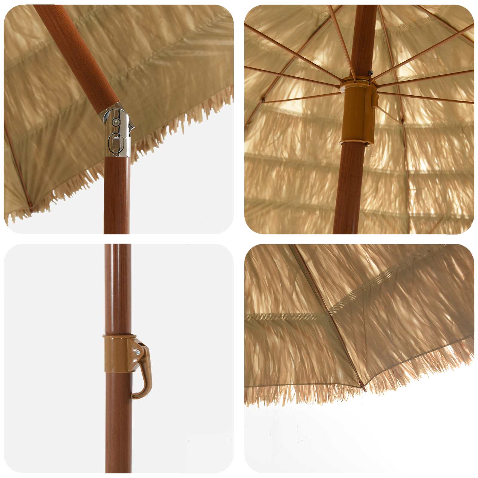 Ombrello da giardino 255 x 255 x 255 cm